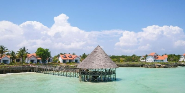 A structure in the water AI-generated content may be incorrect.